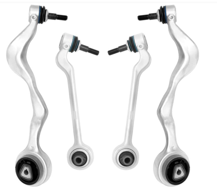 Front Upper & Lower Control Arm 4-Piece Kit for BMW E90 E92 3-Series, E82 1-Series, Z4 E89