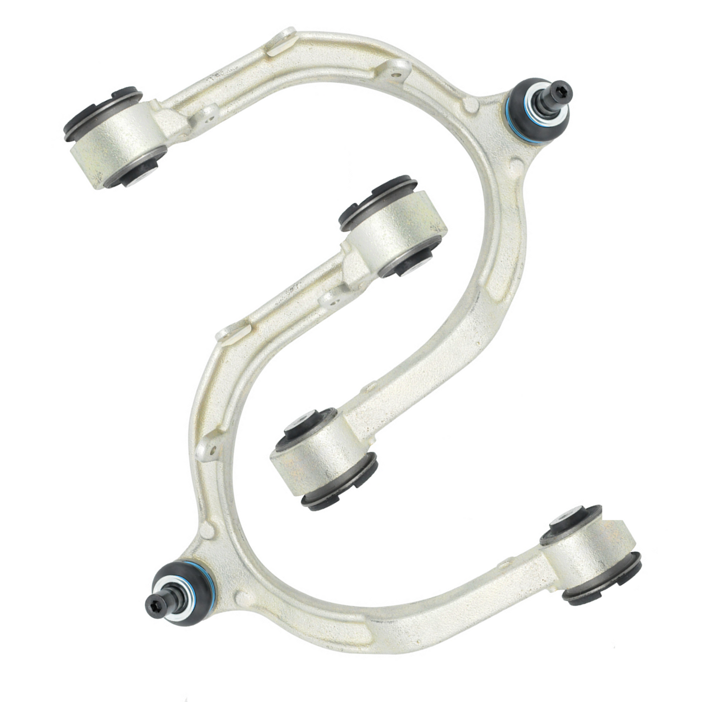 Front Upper Left & Right Control Arm Kit with Ball Joint Fit for Tesla Model 3 2017-2018-2019-2022, for Tesla Model Y 2020-2021-2022 ；# 104432100E,104432600G