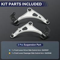 Front Lower Control Arm And Ball Joint Assembly Compatible with Honda Pilot 2016-2021, Ridgeline 2017-2021, Passport 2019-2021, Acura MDX 2014-2020