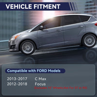 Front Lower Control Arm Kit Compatible with 2013-2017 Ford CMax, 2012-2018 Focus(Excludes 15"(381mm) Wheels & Not For ST or RS Model), RK622788, RK622753