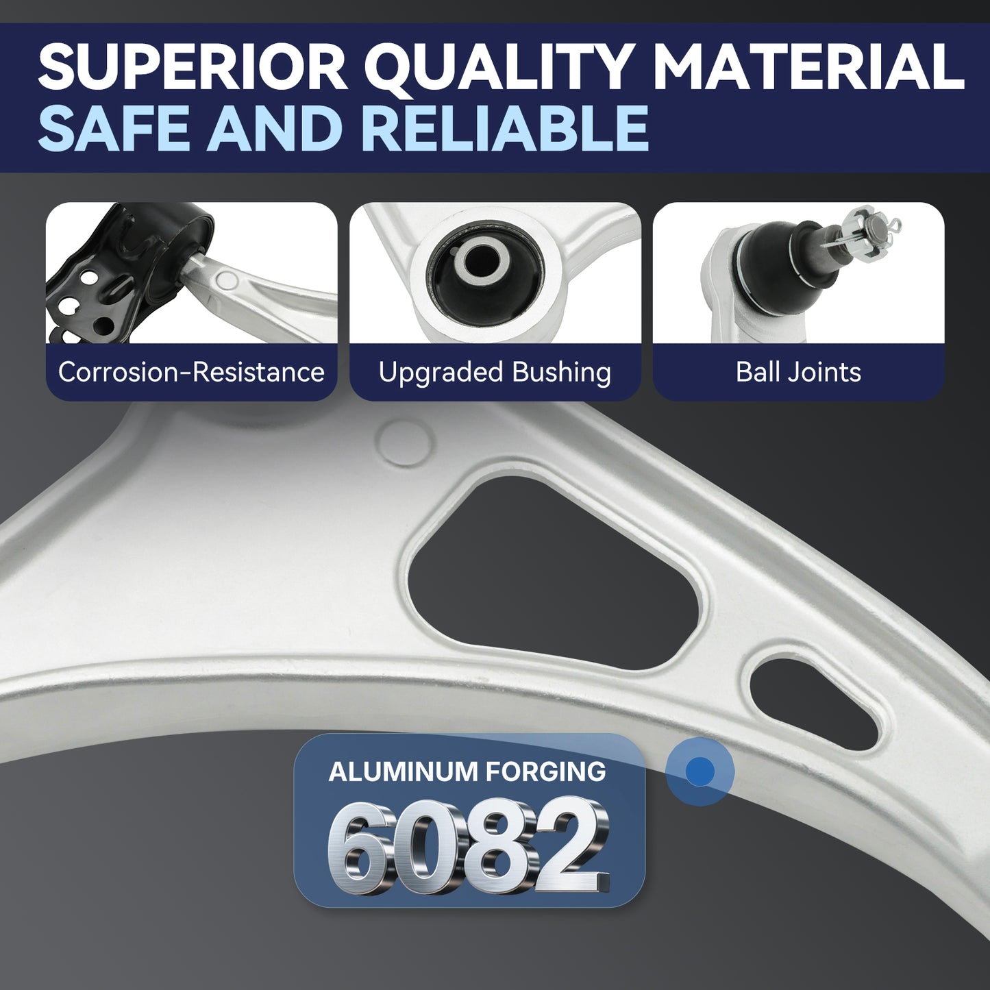 Front Lower Control Arm And Ball Joint Assembly Compatible with Honda Pilot 2016-2021, Ridgeline 2017-2021, Passport 2019-2021, Acura MDX 2014-2020