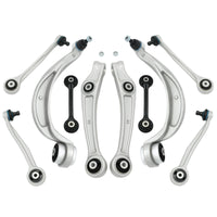 Front Lower Upper Control Arm Compatible With 2009-2010 Audi A4/Quattro A5/Quattro Q5 S4,2008-2010 Audi S5
