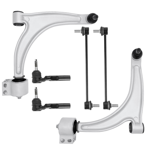 Front Suspension Kit Lower Control Arm Compatible with 2004-2012 Chevrolet Malibu, 2005-2010 Pontiac G6, 2007-2009 Saturn Aura