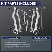 Front Lower F30 Control Arm w/Ball Joint Suspension Kit Compatible With 2014-2016 BMW 228i, 2017-2019 230i, 2013-2018 320i, 2014-2018 328d, 328i, 330e,330i 335i 428i 430i 435i 440i