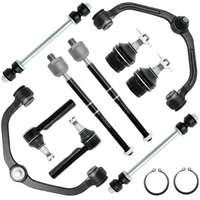 Front Upper Control Arms Suspension Kit Fit for Ford Ranger 2WD 1998-2011，for Mazda B2300 B2500 B3000 B4000 1998-2009 10 pcs (1-Piece Design with Coil Spring Front Suspension Only)