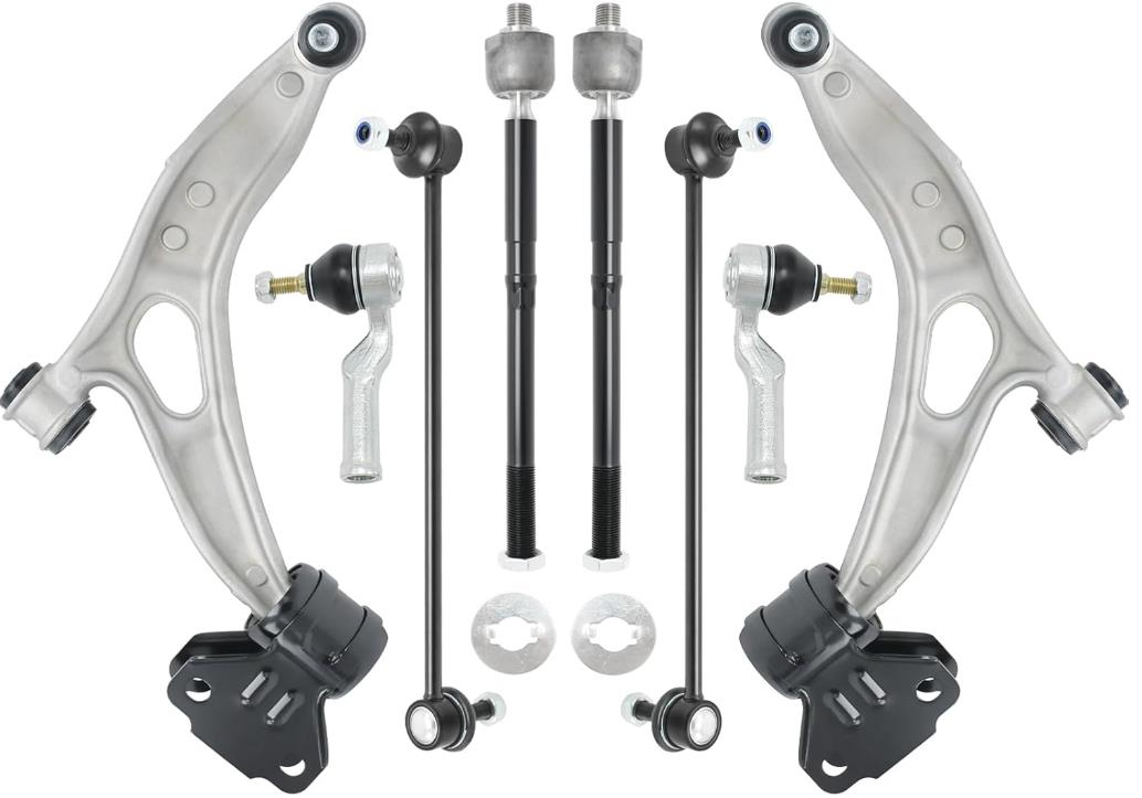Front Suspension & Steering Overhaul 10-Piece Kit for Ford Focus 2012-2018 & C-MAX